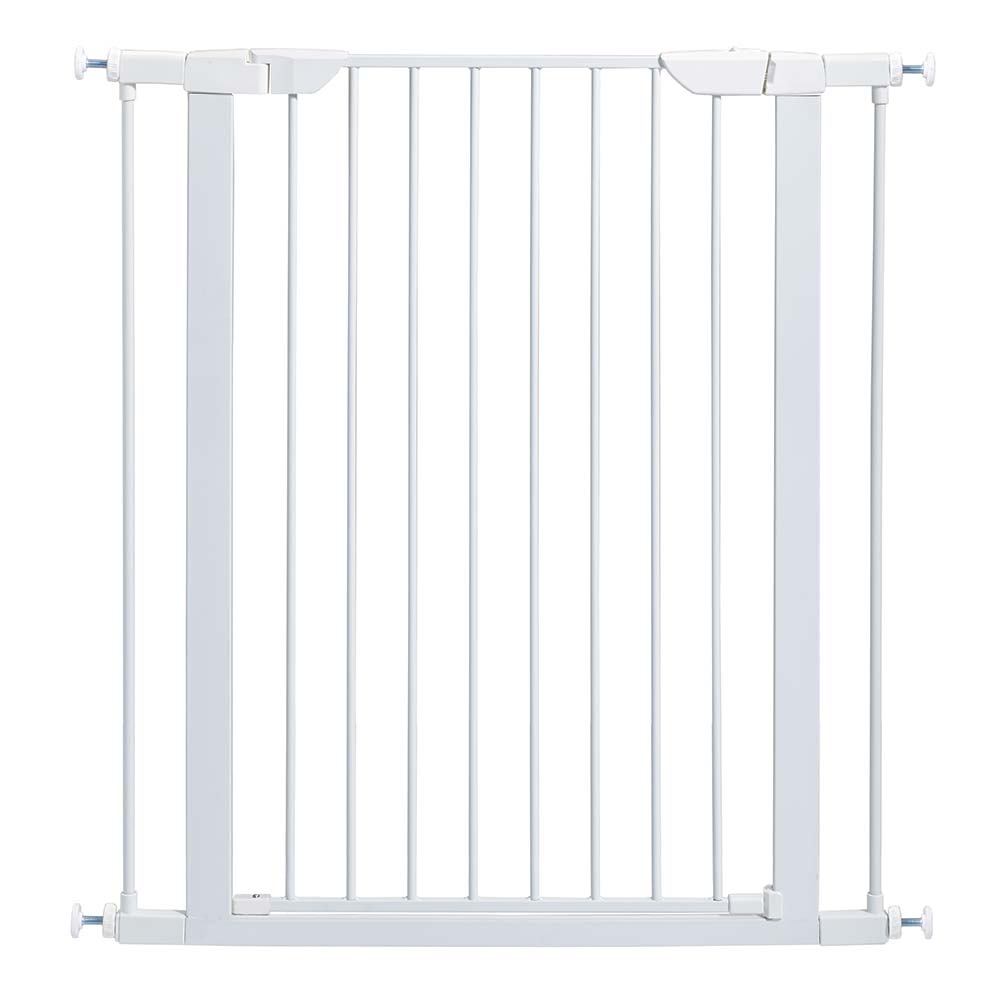 Midwest Steel Pressure Mount Pet Gate White 29.5 - 38 x 1 x 39.125 For Pet With Love