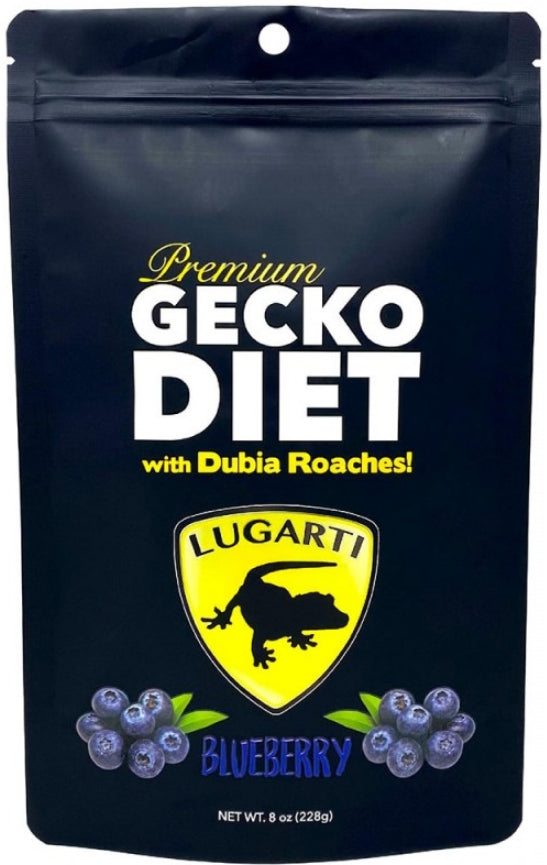 Lugarti Premium Gecko Diet with Dubia Roaches Blueberry Flavor