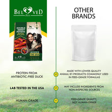 Load image into Gallery viewer, Beloved Pets Sweet Potato &amp; Healthy Duck Chews. Natural Dog Food &amp; Grain Free Rawhide Free Training Jerky Wraps. 10.6 Oz For Pet With Love

