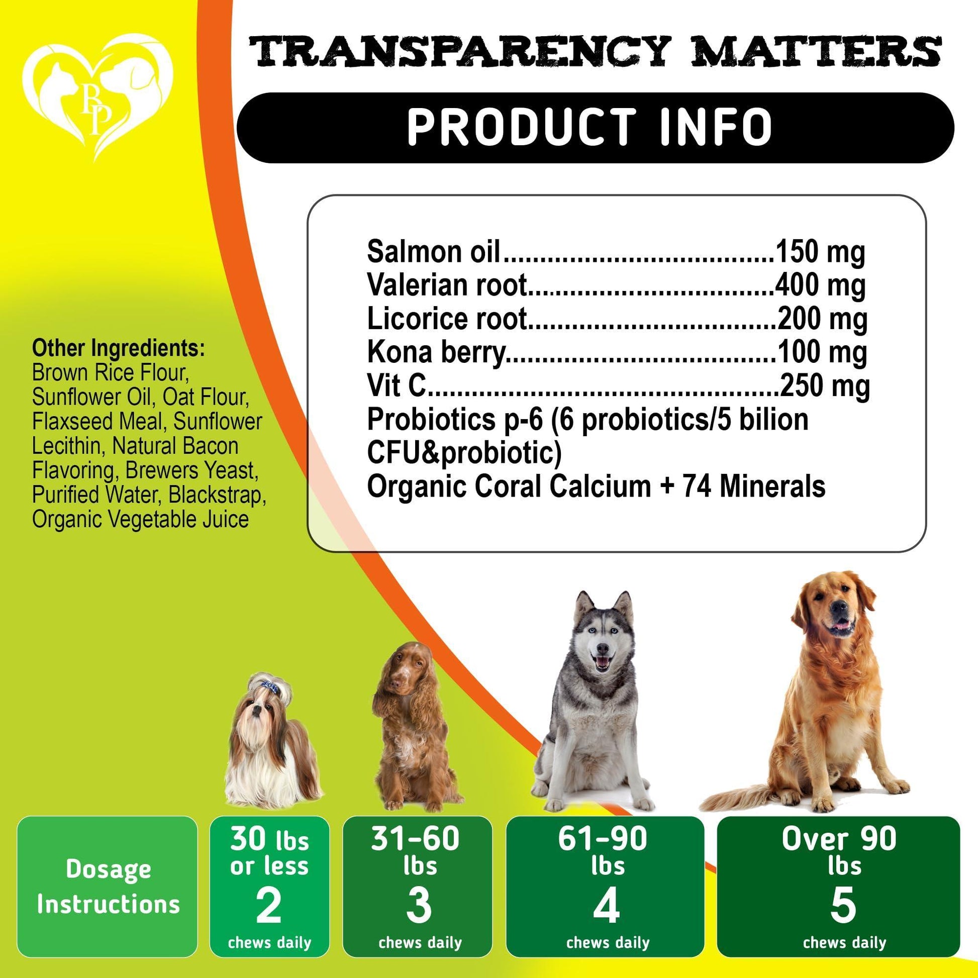 Beloved Pets Dog Immune Supplement Anti Itch & Allergy Relief with Probiotic 140 Ct For Pet With Love