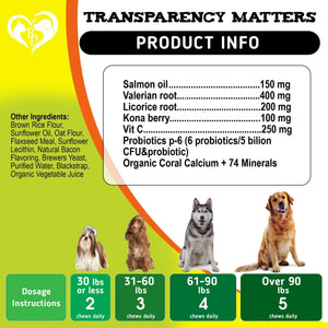 Beloved Pets Dog Immune Supplement Anti Itch & Allergy Relief with Probiotic 140 Ct