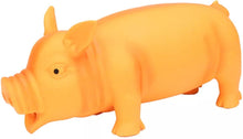 Load image into Gallery viewer, Coastal Pet Rascals Latex Grunting Pig Dog Toy Orange
