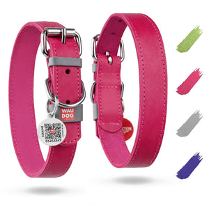Long Lasting Leather Dog Collar for Large Dogs Medium & Small Dogs   Adjustable