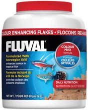 Load image into Gallery viewer, Fluval Color Enhancing Flakes Fish Food For Tropical Fish
