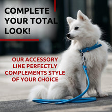 Load image into Gallery viewer, WAUDOG Rolled Leather Dog Leash 4Ft * 0.3 in for Small Medium and Large Dogs
