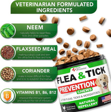 Load image into Gallery viewer, (2 Pack) Flea and Tick Prevention for Dogs Chewables
