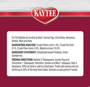 Kaytee Natural Snack with Superfoods Cranberry and Sweet Potato