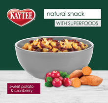 Load image into Gallery viewer, Kaytee Natural Snack with Superfoods Cranberry and Sweet Potato
