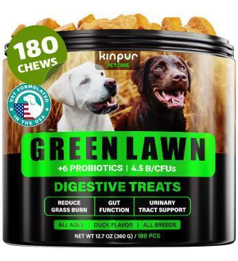 Kinpur Pet Care Cranberry Dog Urine Neutralizer for Lawn with Probiotics 180 Ct For Pet With Love