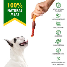 Load image into Gallery viewer, Beloved Pets Triple Flavor Rawhide Dog Treats w/Duck, Chicken &amp; Liver 10.6 Oz

