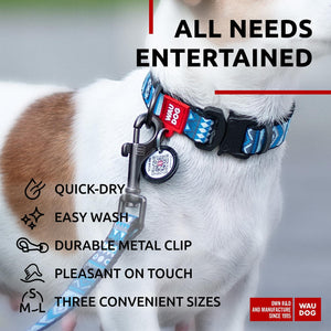 WAUDOG Nylon Dog Leash for Small Dogs and Medium Dogs 4 Ft   Strong Dog Leash
