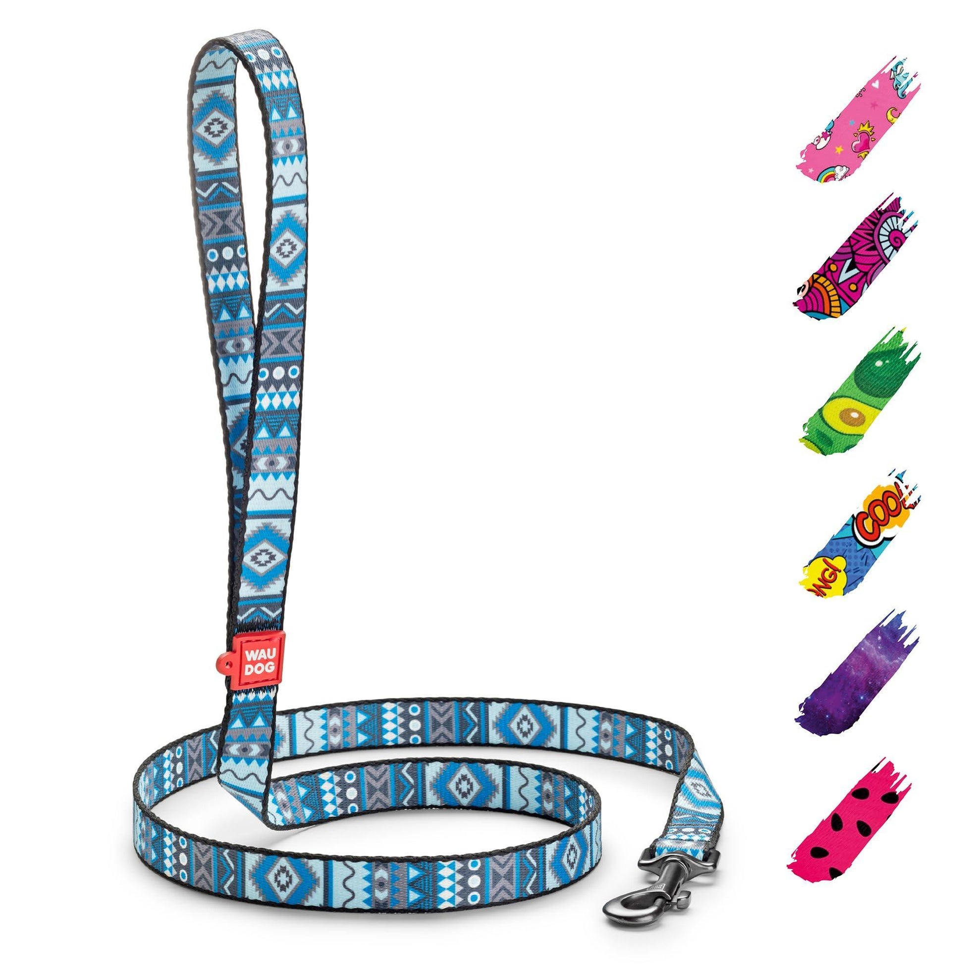 WAUDOG Nylon Dog Leash for Small Dogs and Medium Dogs 4 Ft   Strong Dog Leash For Pet With Love