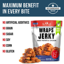 Load image into Gallery viewer, Beloved Pets All Natural Sweet Potato &amp; Chicken Jerky Wraps Dog Treats 24 Oz

