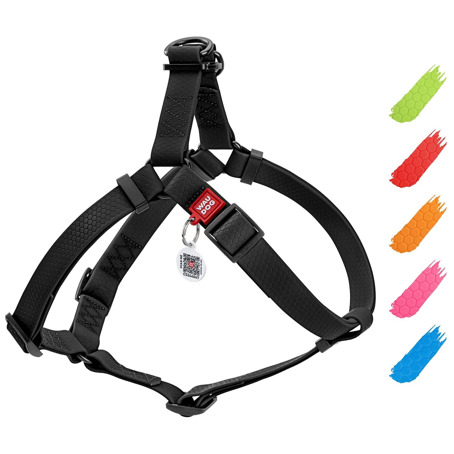 Waterproof Dog Harness   Adjustable Dog Harness for Large Dogs Small and Medium For Pet With Love