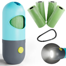 Load image into Gallery viewer, Dog Waste Bag Dispenser with 4 Rolls of 15 Bags
