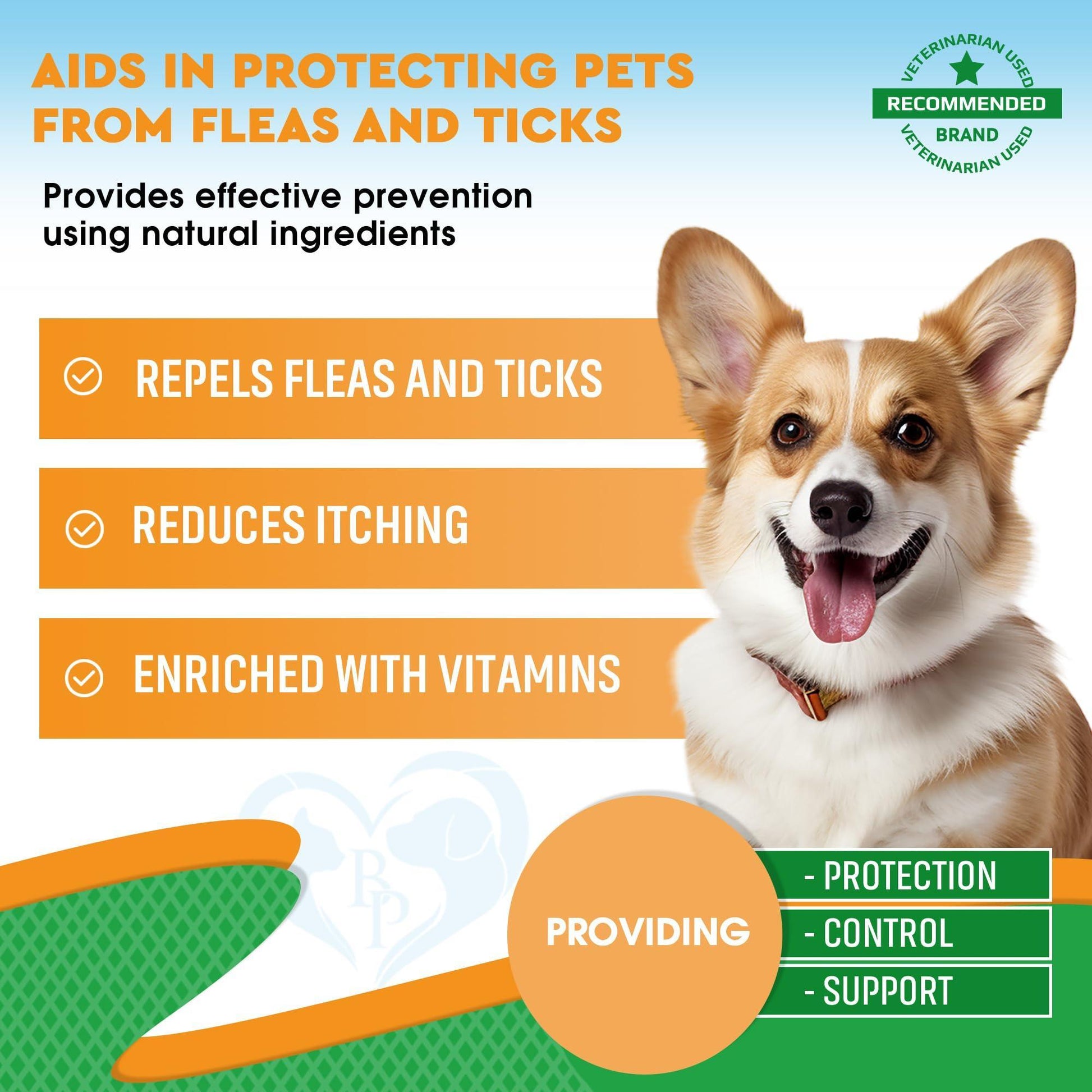 Beloved Pets Oral Flea & Tick Prevention Multivitamin Drops Supplements . Natural Flea Control and Medicine & Treatment for Dogs and Cats. Made in USA For Pet With Love