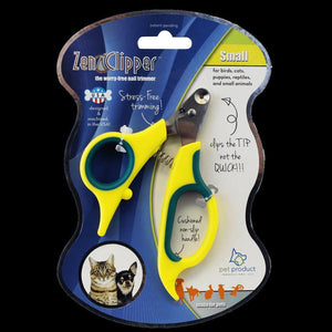 Pet Product Innovations Zen Clipper Small – StressFree, SizeSpecific Nail Clipper for Older Cats With Larger Nails, Larger Birds, Puppies, Large Reptiles And Smaller Dog Breeds