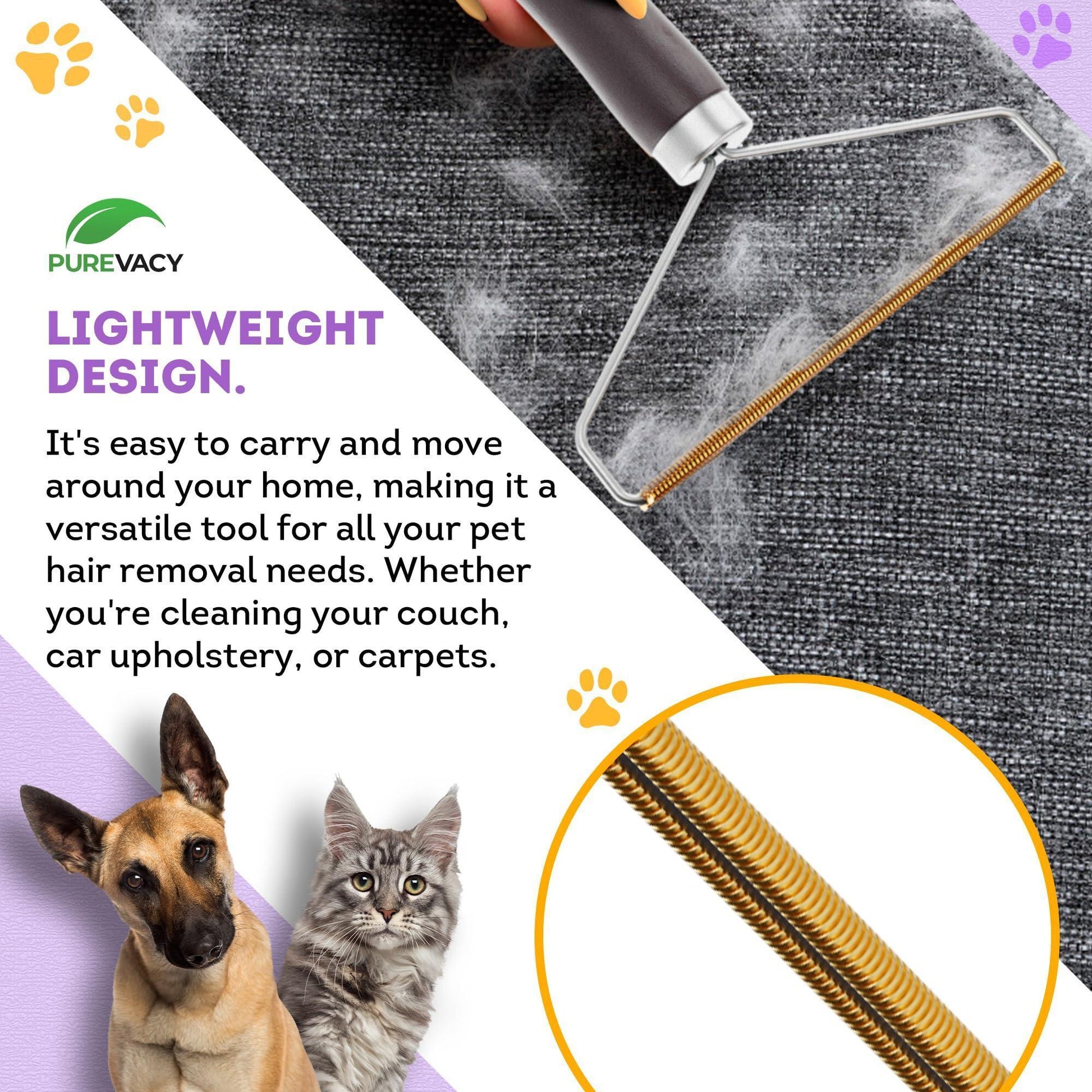 Cat and Dog Fur Remover Household Tool For Pet With Love