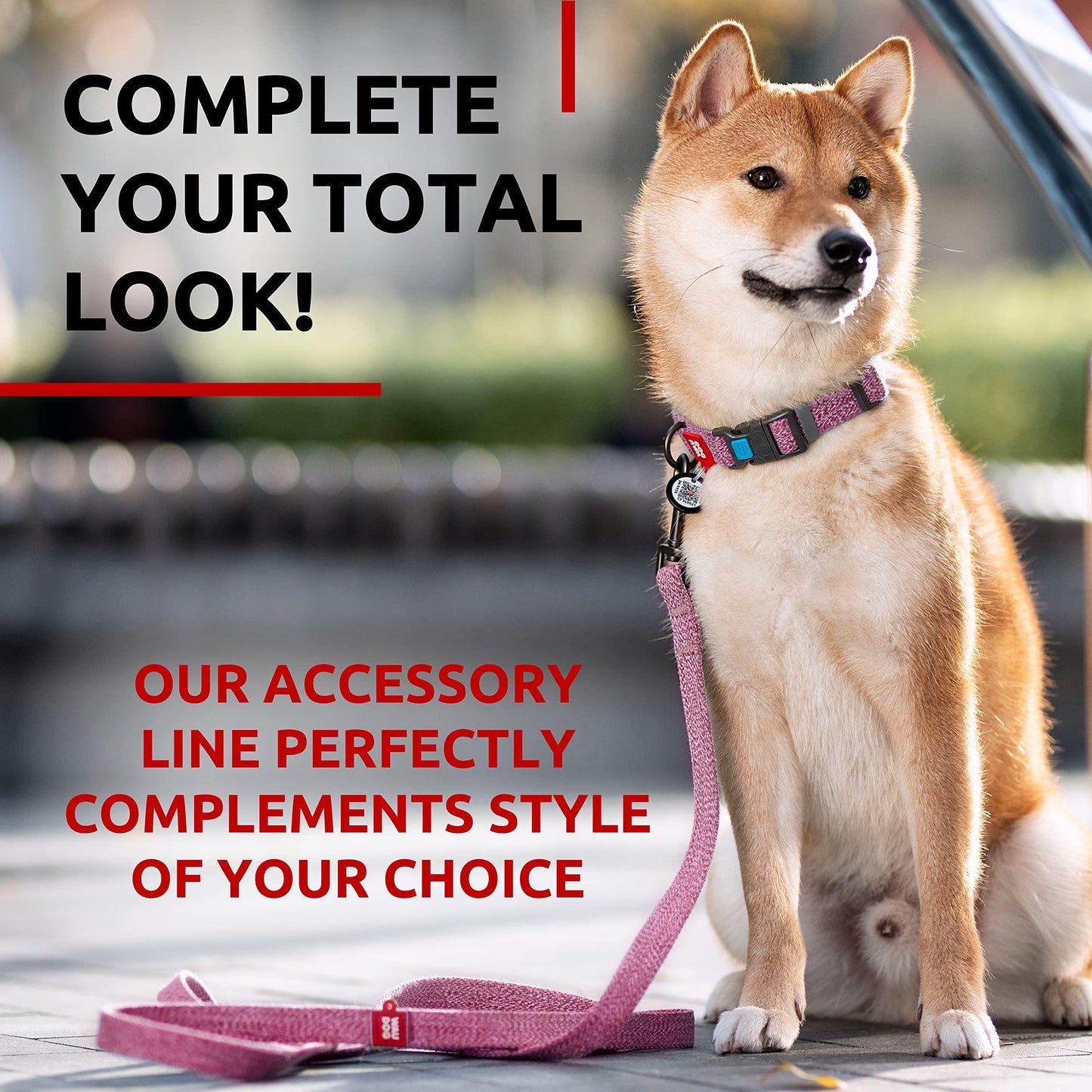 Recycled Cotton Dog Leash 6 Ft   10 Ft Eco Friendly Collar for Small Medium & For Pet With Love