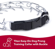 Load image into Gallery viewer, Titan Easy-On Prong Training Collar
