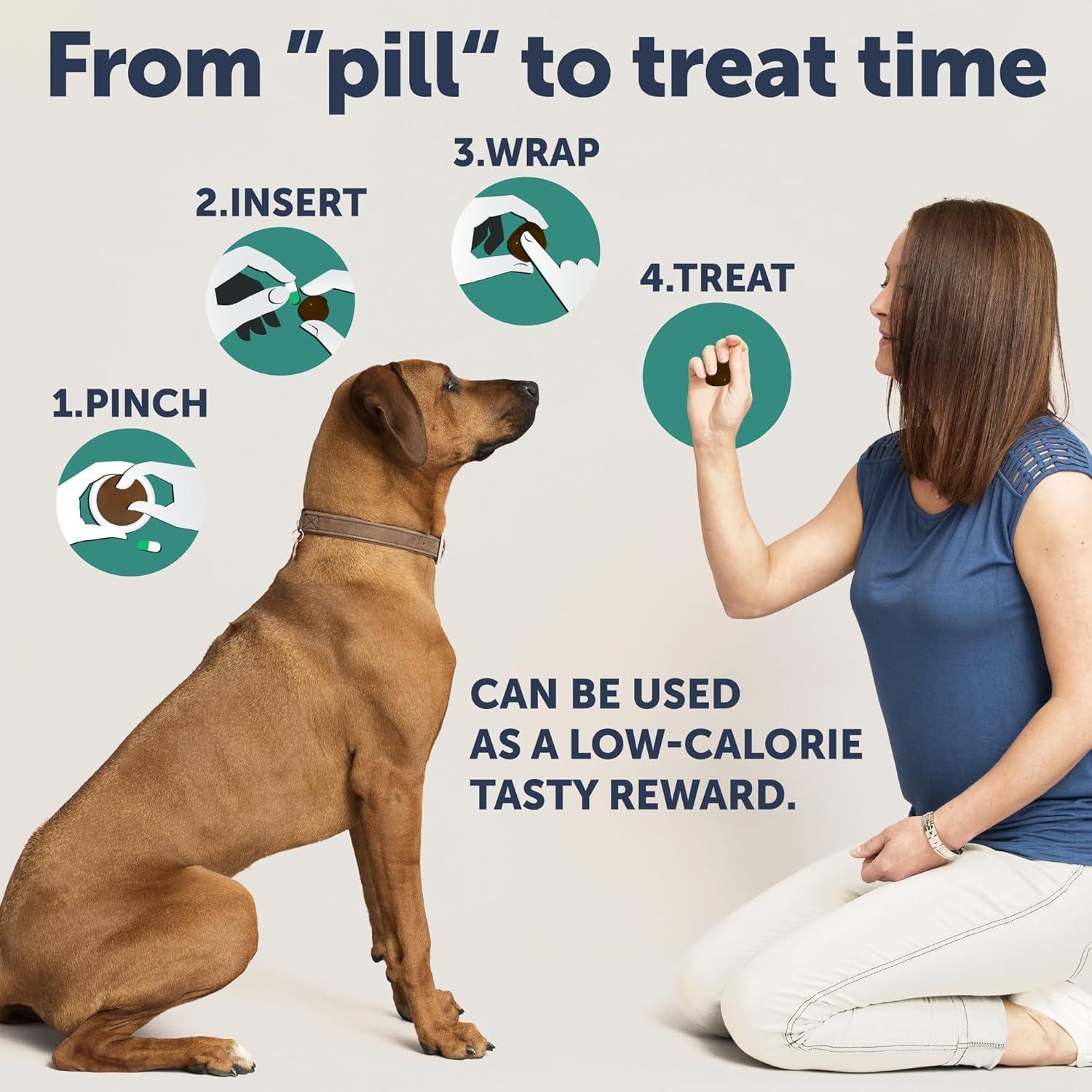 Artullano Pill Wrap for Dogs Easy to Swallow Masking Pouch 4.2 oz  Made in USA For Pet With Love