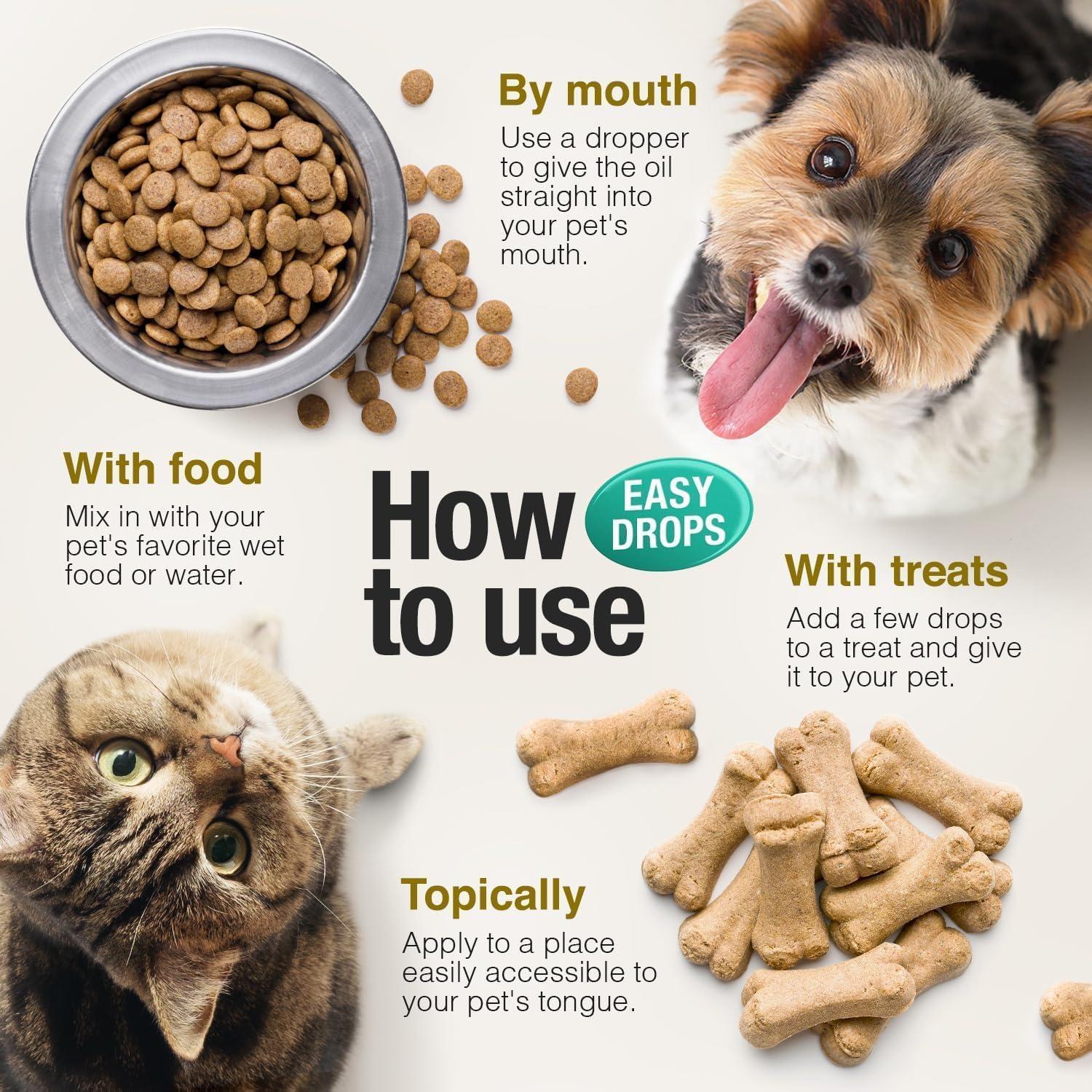 Charlie & Buddy Pet Hemp Oil Supplement for Dogs and Cats. Helps with Anxiety, Pain, Stress, Sleep, Arthritis, Seizures Relief. Joint Health Support - 2Pack For Pet With Love