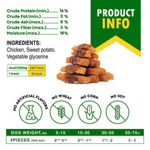 Load image into Gallery viewer, Beloved Pets Sweet Potato Wrapped with Chicken Dog Chew Treats 10.6 Oz
