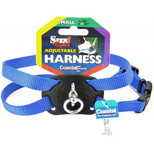 Coastal Pet Size Right Nylon Adjustable Pet Harness Blue