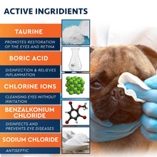 Load image into Gallery viewer, All Pets Eye Wash Drops for Relieve Pink Eye Allergies Symptoms Infections &amp; Runny Dry Eyes
