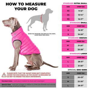 AiryVest Lightweight Reversible Winter Dog Jacket - XSMALL - Pink/Purple