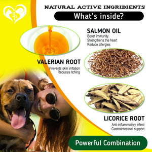 Beloved Pets Dog Immune Supplement Anti Itch & Allergy Relief with Probiotic 140 Ct