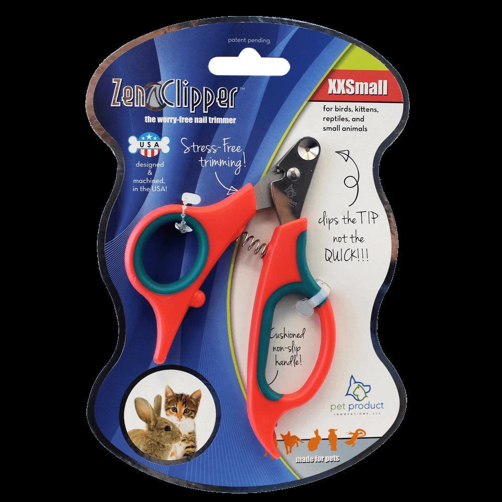 Pet Product Innovations Zen Clipper XXSmall – StressFree, SizeSpecific Nail Clipper for Most Adult Cats, Larger Birds, Puppies, Large Reptiles. For Pet With Love