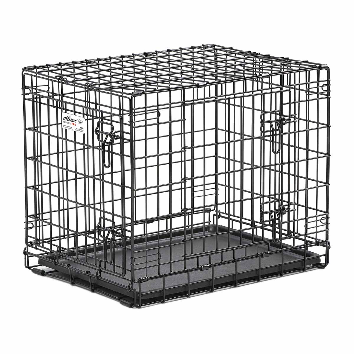 Midwest Ultima Pro Double Door Dog Crate Black 25 x 18.50 x 21 For Pet With Love