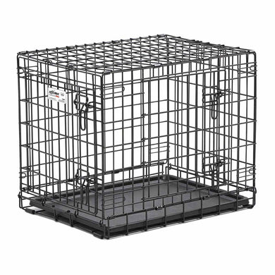 Midwest Ultima Pro Double Door Dog Crate Black 25 x 18.50 x 21