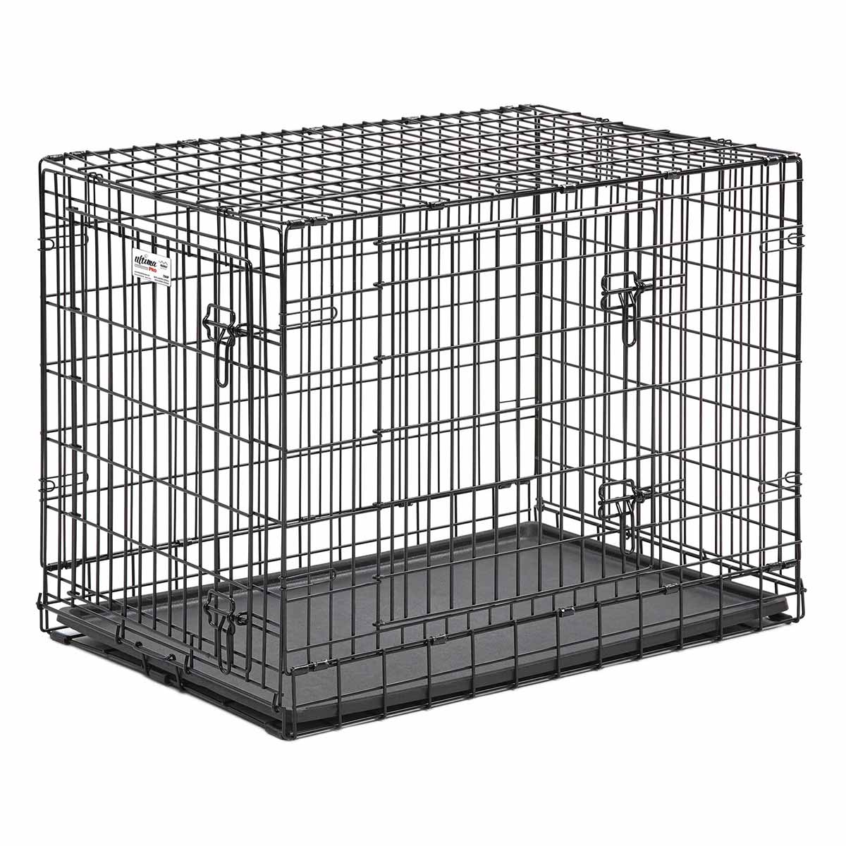 Midwest Ultima Pro Double Door Dog Crate Black 37 x 24.50 x 28 For Pet With Love