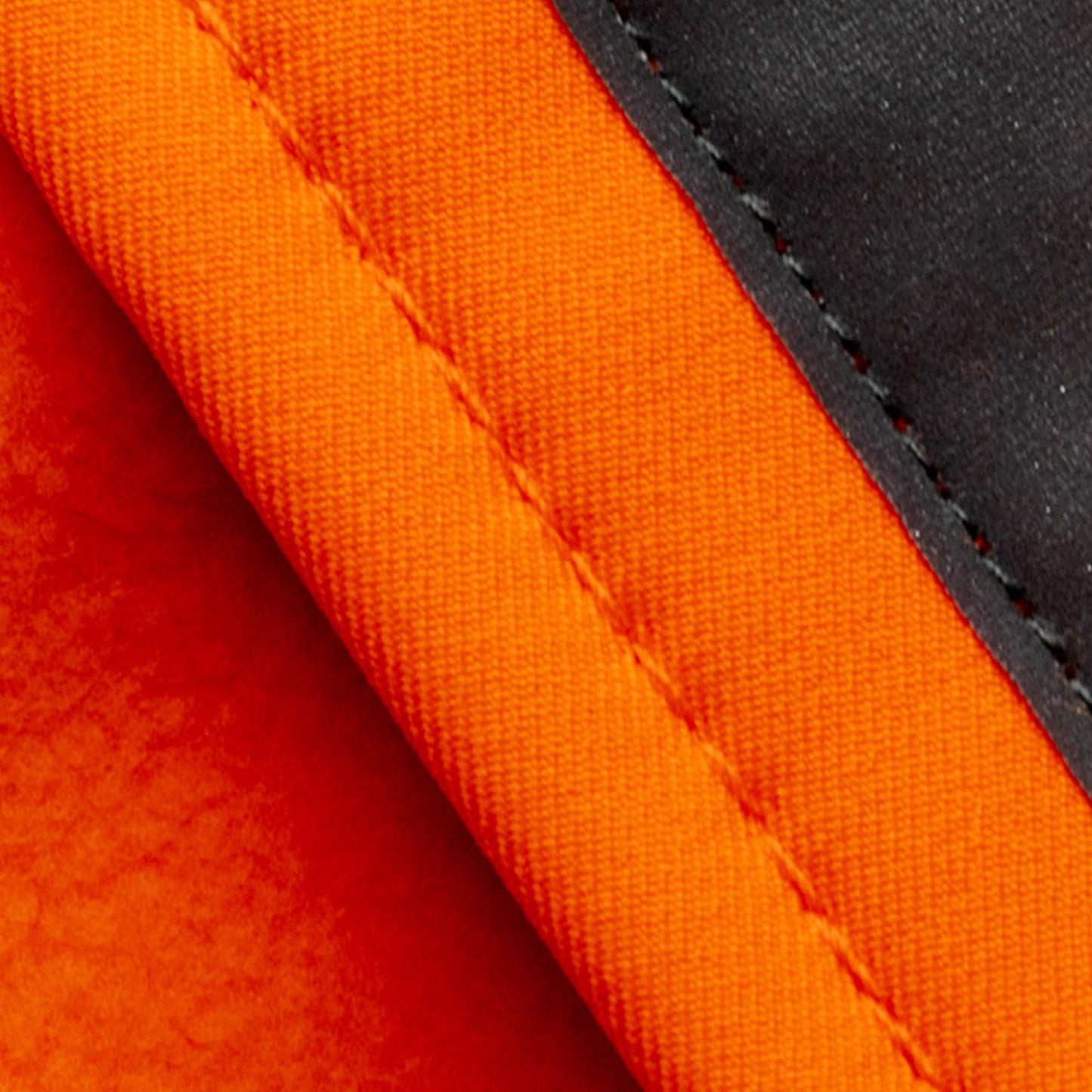 SafetyPUP XD Waterproof Hi Visibility Reflective Blaze Orange Dog Jacket with Light Fleece Lining LARGE For Pet With Love