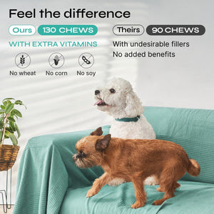 VETRICA Hemp Seed Oil Calming & Anxiety Relief Treats for Dog 130 Chews