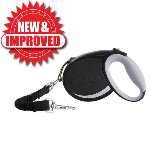 Pet Product Innovations Smart Retractable Leash L – Black, 15ft, Up to 65lbs / 29kg, with Safety Features for Every Walk For Pet With Love