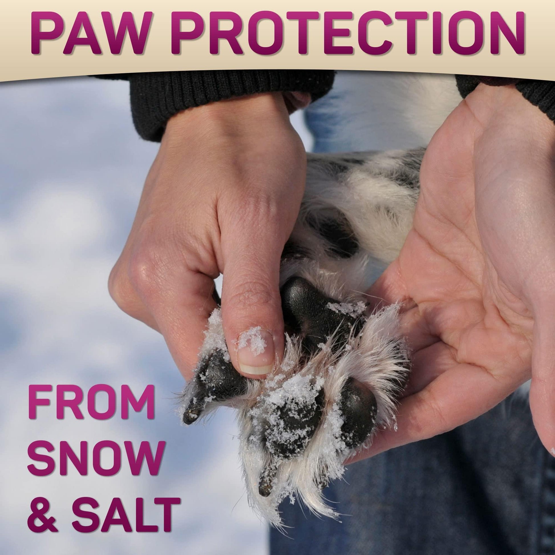 PRIMENS Natural Dog Paw & Nose Balm  Canine Paw Moisturizer & Lotion (2 oz) For Pet With Love