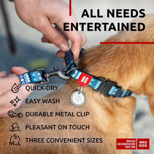 WAUDOG Nylon Dog Leash for Small Dogs and Medium Dogs 4 Ft   Strong Dog Leash