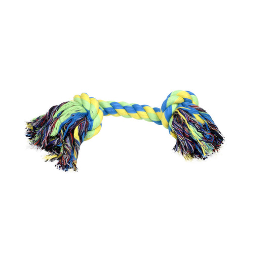 Coastal Rascals Knot Rope Tug Toy Multi-colored 8.5 x 8 x 2.5 For Pet With Love