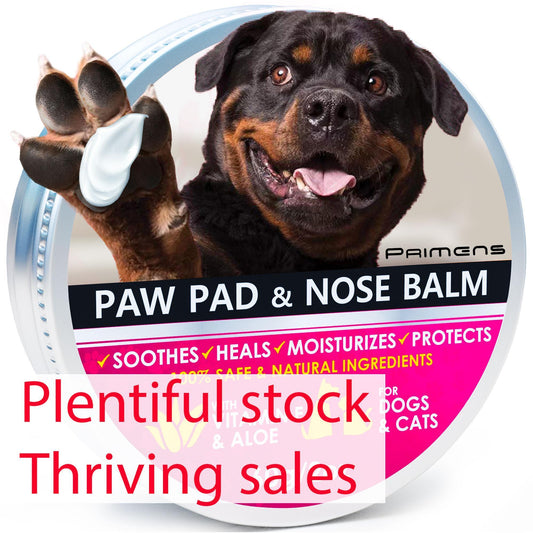 PRIMENS Natural Dog Paw & Nose Balm  Canine Paw Moisturizer & Lotion (2 oz) For Pet With Love