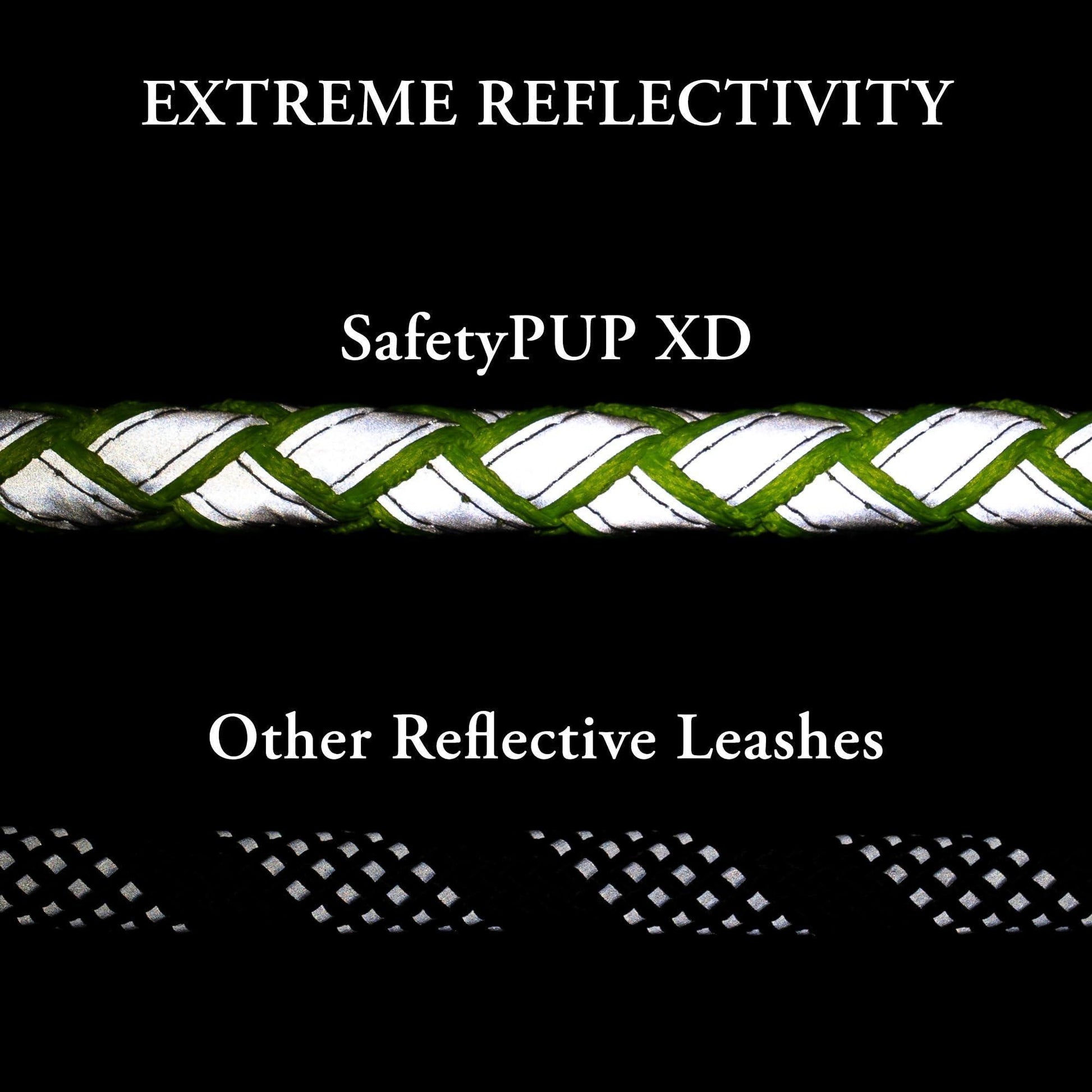 Reflective Dog Leash. Heavy Duty and Durable for Large and Medium Breeds. 6 Ft For Pet With Love