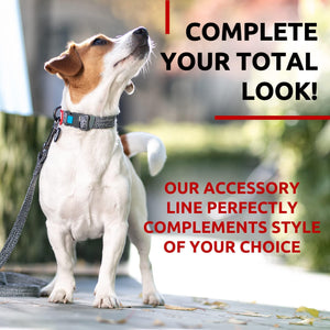 Recycled Cotton Dog Leash 6 Ft   10 Ft Eco Friendly Collar for Small Medium &