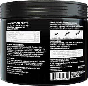 Kinpur Pet Care Dog UTI Treatment w/Cranberry 180 Chews