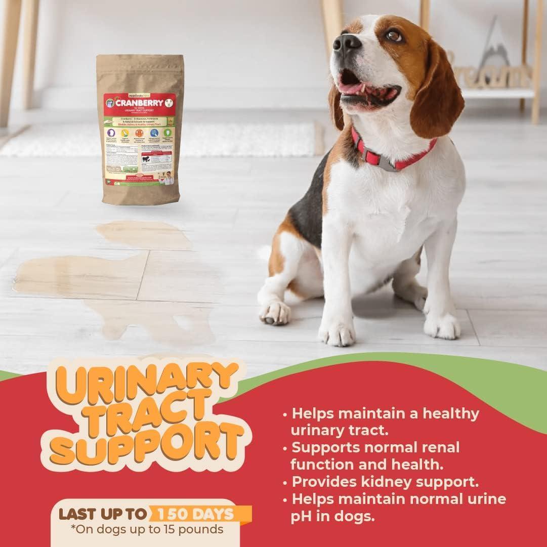 Makondo Pets Cranberry UTI Treatment & Kidney Support for Dogs 5.3 Oz For Pet With Love