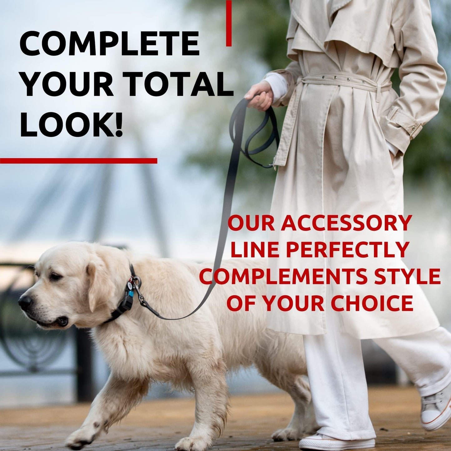 Waterproof Dog Leash 4 Ft   6 Ft   Anti Slip Dog Leash for Large Dogs Small and For Pet With Love