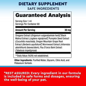 Cats & Dogs Liquid Herbal Medicine & Natural Broad Spectrum Treatment for