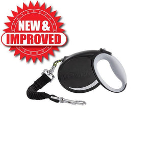 Pet Product Innovations Smart Retractable Leash XL – Black, 15ft, Up to 95lbs / 43kg, with Safety Features for Every Walk