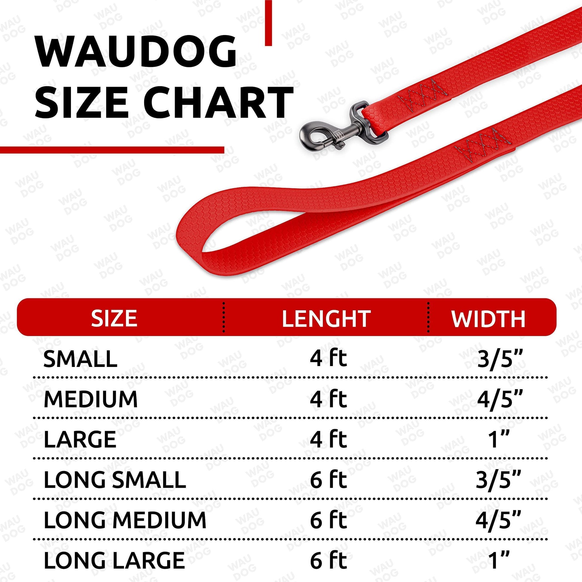 Waterproof Dog Leash 4 Ft   6 Ft   Anti Slip Dog Leash for Large Dogs Small and For Pet With Love